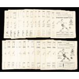 Stockport County: A collection of Stockport County home programmes, mainly 1950's, approx. 40. (