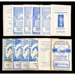 Barrow: A collection of assorted Barrow home programmes to include: v. Rotherham United 9/11/1946,