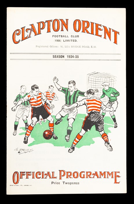 Clapton Orient: An official match programme, Clapton Orient v. Sportklub Rapid Vienna, International