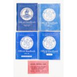 Chelsea: A collection of various Chelsea handbooks, to comprise: 1951-52, 1954-55, 1955-56 and