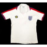 Roy McFarland: A match worn, Roy McFarland, England home shirt, issued between 1974-1980, unknown
