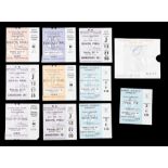 World Cup Memorabilia: A collection of assorted World Cup 1966 tickets to include: Final, Semi-