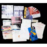 Football Memorabilia: A collection of assorted football memorabilia and tickets to include: