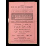 Stockport County: A 1932/33 Crewe Alexandra v. Stockport County programme, 22/10/1932.