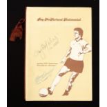 Derby County: A signed Roy McFarland testimonial dinner menu, signed by various ex-Derby County