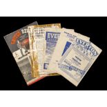 Miscellaneous: A collection of assorted late 1940's programmes to comprise: Everton v. Sunderland