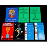 Miscellaneous: A collection of miscellaneous programmes to include: 1966 World Cup Final