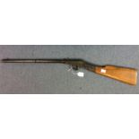 Diana Model 1 Air Rifle .177 cal. Marked "Foreign". Much original finish remaining. Working order.