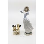 Lladro figure with Lennox Minnie's Dream Wedding