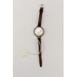 J W Benson, a circa 1920's gents J W Benson silver wristwatch,