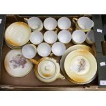 Approx 36 piece tea set Victorian,