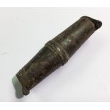 18th Century Shot/Powder Belt Flask. 85mm long.