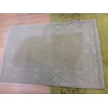 A Chinese hand knotted large size woollen rug,