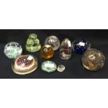 A 19th Century Birmingham glass paperweight and 9 others (10)