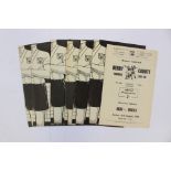 The Gerald Mortimer Collection: A collection of Derby County home programmes,