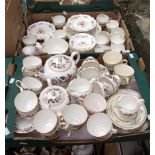 Collection of 1950's and late tea sets floral pattern
