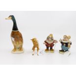 Four Beswick figurines,