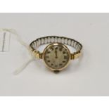 Rolex, a 1920's lady's 9ct gold wristwatch, 2.