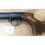 BSA Improved Model D Air Rifle. .177 cal. Serial number 17665. 19 inch barrel.