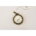 Stripling, Lichfield, a George III silver fusee pair case pocket watch,