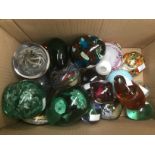 5 Various Murano glass paperweights,