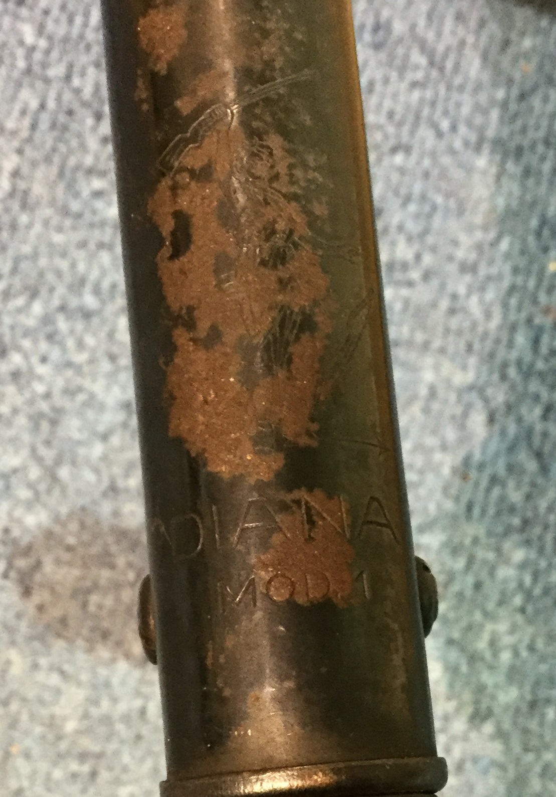 Diana Model 1 Air Rifle .177 cal. Marked "Foreign". Much original finish remaining. Working order. - Image 3 of 3