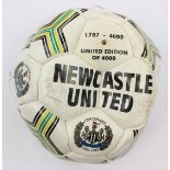 1990's signed Newcastle United football,