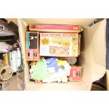 A collection of assorted Sindy toys to include furniture, clothing, mostly boxed, in two boxes.