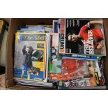 A box of assorted football programmes, 1970's onwards, various league,