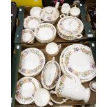 A Paragon Country Lane tea and dinner set, comprising six cups, six saucers, six side plates,