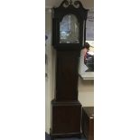 An early 19th century oak cased 30 hour longcase clock,