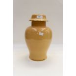 Carlton Ware Cora vase peach with gold trim