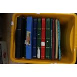 18 Various vinyl stock books and a quantity of Royal Mail Mint mostly EII and other items