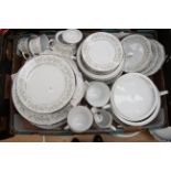 A large quantity of Noritake Savannah dinner/tea set (1 box)