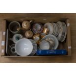 Mixed items with additional European and British ceramics (1 box)