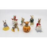 A collection of ceramics including: Beswick, Bunnykins, boxed in outer, Christmas Surprise,