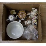 Assorted 19th and 20th Century ceramics including Imari style teapot,