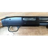 20 Bore Mossberg 500C Pump Action Shotgun. 26 inch barrel. Serial no. T375214.