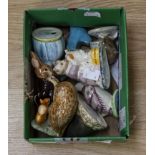 Eight Beswick Beatrix Potter figurines including Jemima Puddleduck and Benjamin Bunny