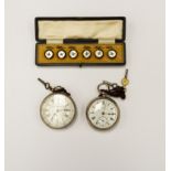 Two Victorian silver cased pocket watches - Benson,