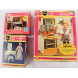A collection of SINDY boxed items; Vintage Pedigree Sindy Doll working electronic Magic Cooker,