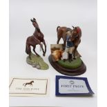 A B H S figurine First Prize with stand and certificate,