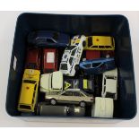 A collection of diecast vehicles (one box)