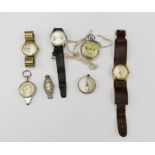 A series of vintage watches,