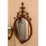 Gilt style mirror,