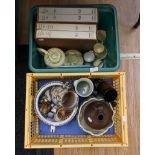 Assorted ceramics in two boxes,