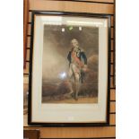 Lord Nelson interest to include six prints, several of Trafalgar and a signed print,