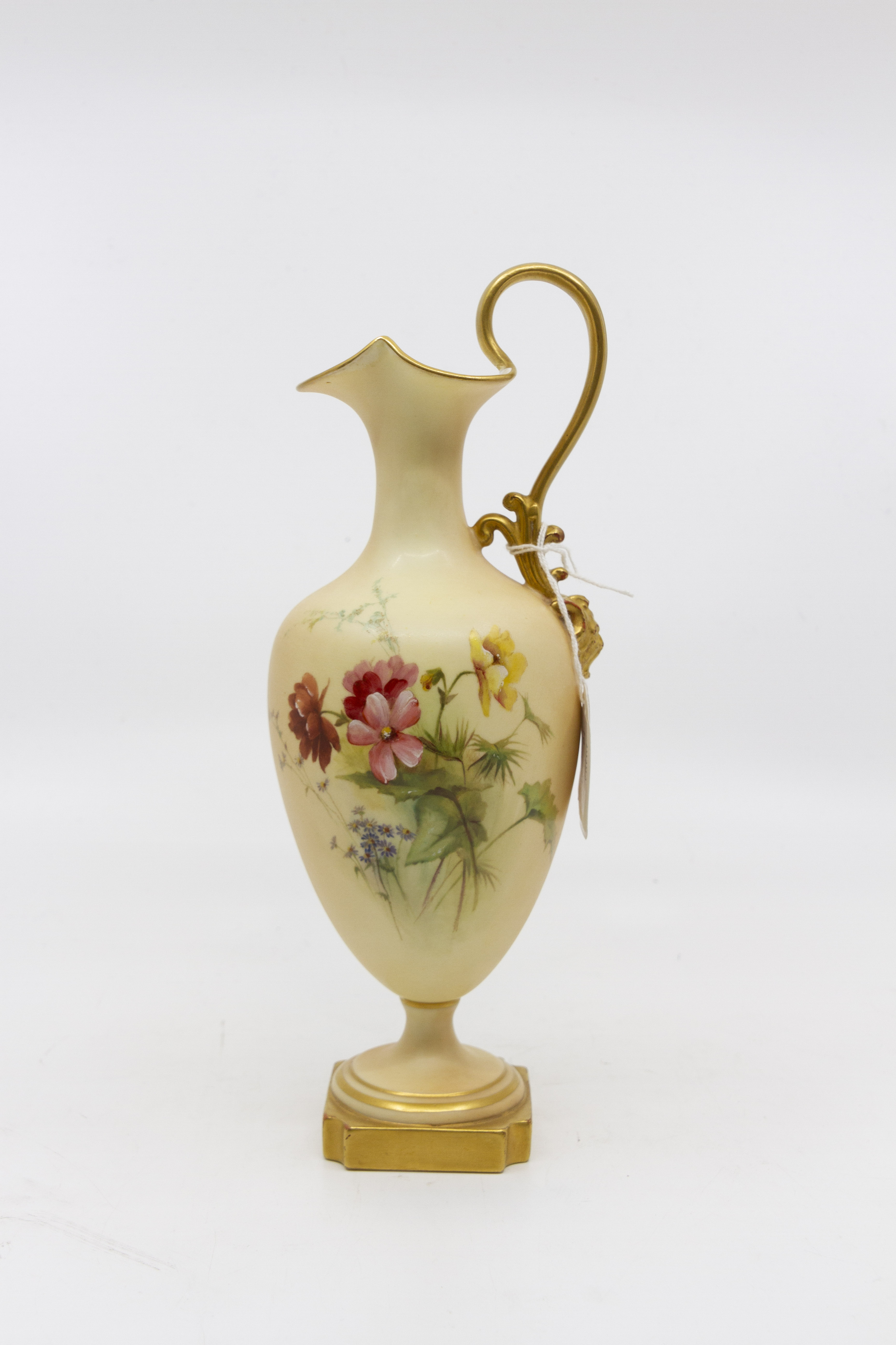 A Royal Worcester blush ivory ewer Condition: Shape number: 1944.