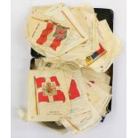 Silk cigarette cards, approx 80,