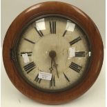 A Victorian wall clock